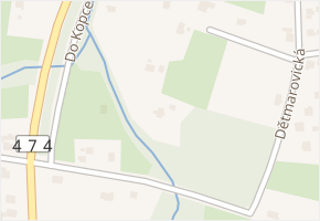 Dětmarovická v obci Dolní Lutyně - mapa ulice