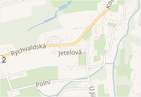 Jetelová v obci Dolní Lutyně - mapa ulice