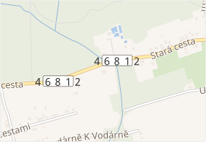 Stará cesta v obci Dolní Lutyně - mapa ulice