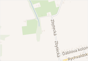 Zbytecká v obci Dolní Lutyně - mapa ulice