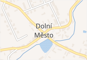 Dolní Město v obci Dolní Město - mapa části obce