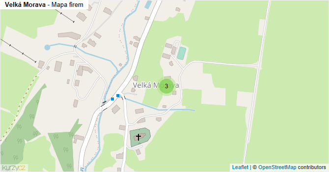 Velká Morava - mapa firem