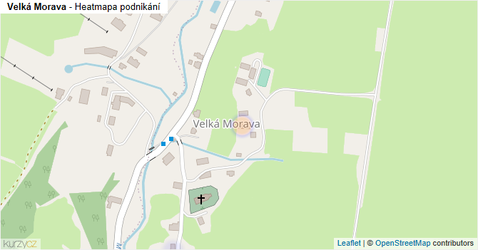 Velká Morava - mapa podnikání