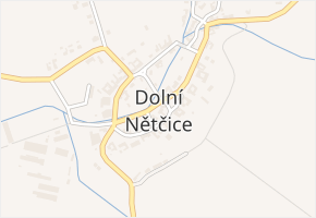 Dolní Nětčice v obci Dolní Nětčice - mapa části obce