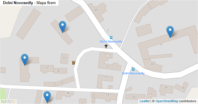 Dolní Novosedly - mapa firem