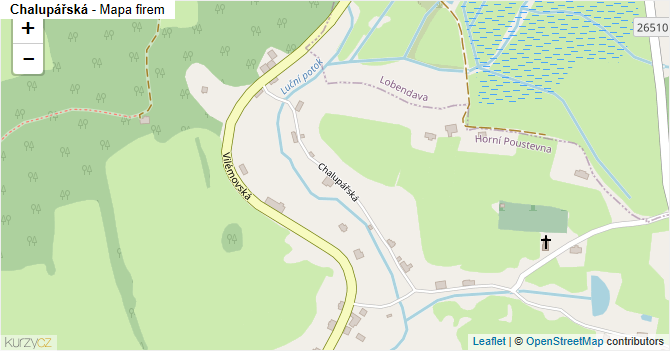 Chalupářská - mapa firem