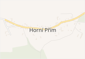 Horní Přím v obci Dolní Přím - mapa části obce