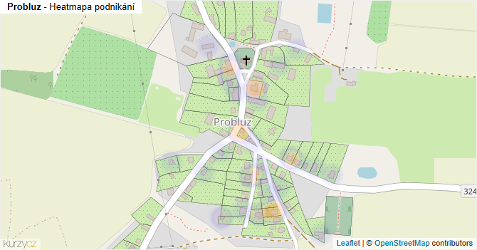 Probluz - mapa podnikání