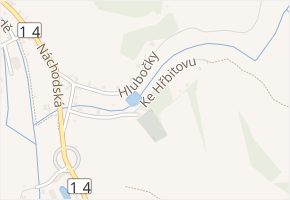 Ke Hřbitovu v obci Dolní Radechová - mapa ulice