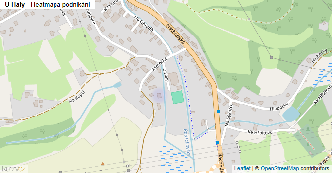 U Haly - mapa podnikání