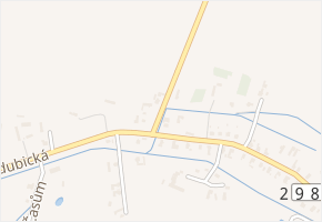 Drahošská v obci Dolní Ředice - mapa ulice