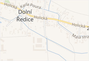 K Třešňovce v obci Dolní Ředice - mapa ulice