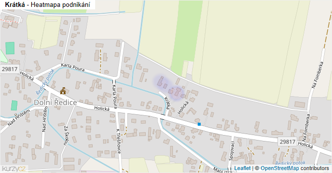 Krátká - mapa podnikání