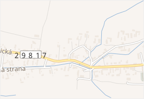 Na Kopečku v obci Dolní Ředice - mapa ulice