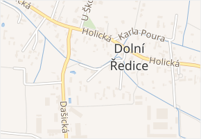 Nad Hřištěm v obci Dolní Ředice - mapa ulice