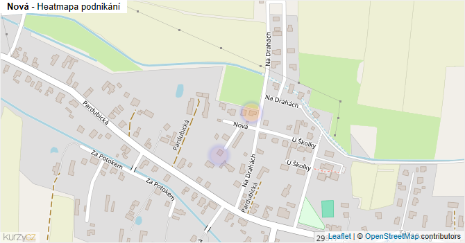 Nová - mapa podnikání