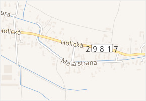 Spojovací v obci Dolní Ředice - mapa ulice