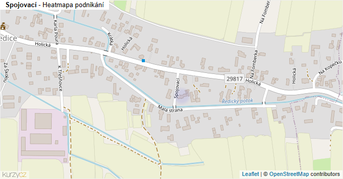 Spojovací - mapa podnikání
