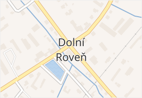 Dolní Roveň v obci Dolní Roveň - mapa části obce