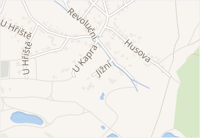 Jižní v obci Dolní Rychnov - mapa ulice