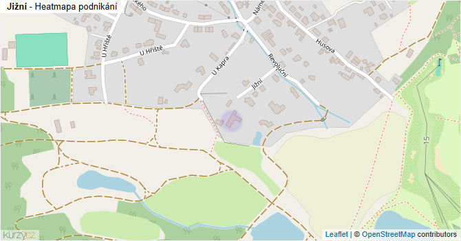 Jižní - mapa podnikání