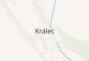Králec v obci Dolní Studénky - mapa části obce