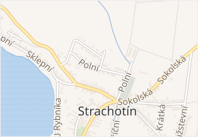 Polní v obci Dolní Věstonice - mapa ulice