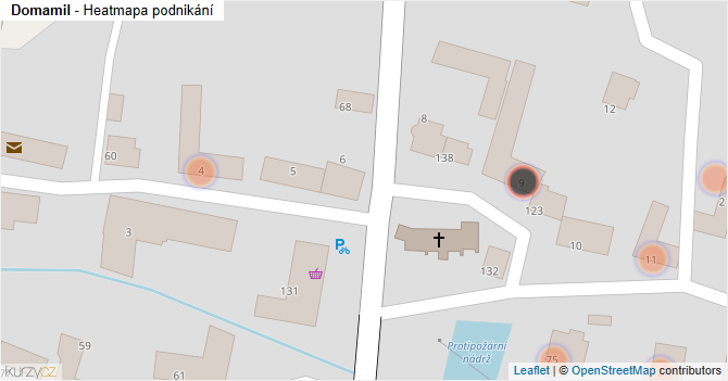 Domamil - mapa podnikání