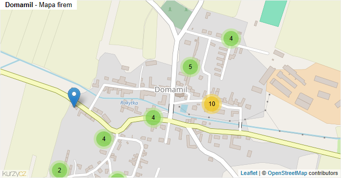 Domamil - mapa firem