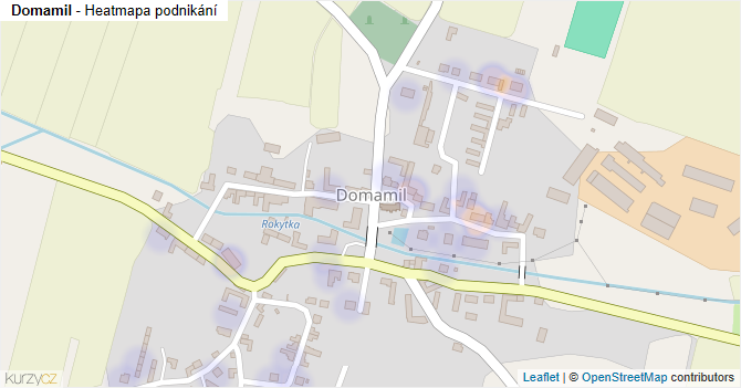 Domamil - mapa podnikání
