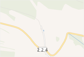 Nová Víska v obci Domašín - mapa části obce