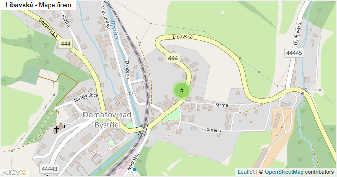 Libavská - mapa firem