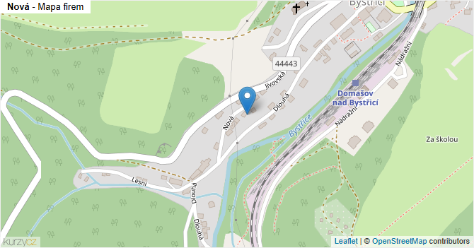 Nová - mapa firem