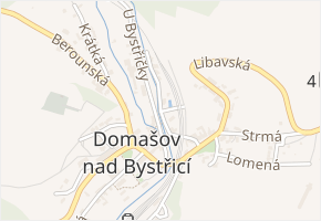 Ztracená v obci Domašov nad Bystřicí - mapa ulice
