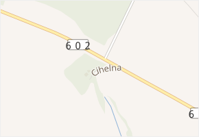 Cihelna v obci Domašov - mapa ulice