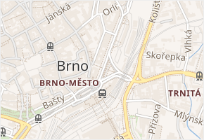 Javorová v obci Domašov - mapa ulice