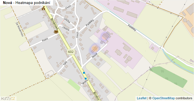 Nová - mapa podnikání
