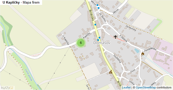 U Kapličky - mapa firem
