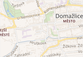Jana Procházky v obci Domažlice - mapa ulice