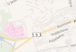 Kovařovicova v obci Domažlice - mapa ulice