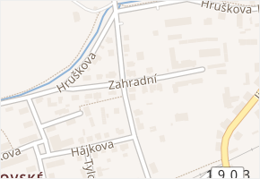 Zahradní v obci Domažlice - mapa ulice