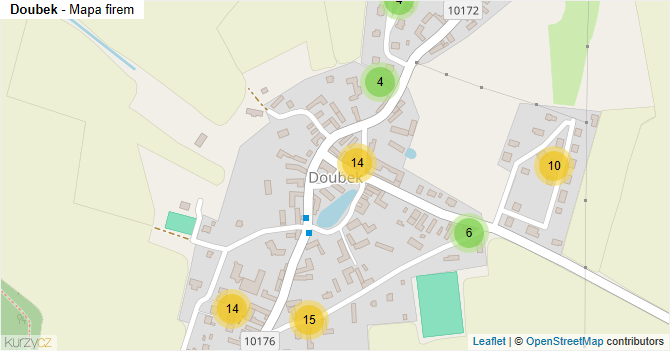 Doubek - mapa firem