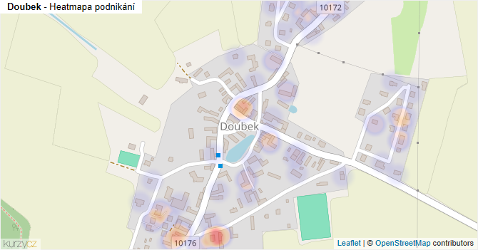 Doubek - mapa podnikání