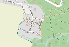 K rokli v obci Doubravčice - mapa ulice