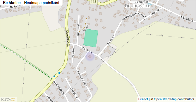 Ke školce - mapa podnikání