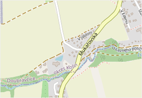 Masojedská v obci Doubravčice - mapa ulice