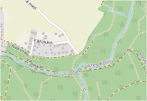 Na Vysoké mezi v obci Doubravčice - mapa ulice