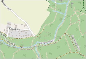 Nad Šemberou v obci Doubravčice - mapa ulice