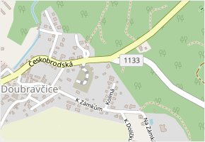 Nedokončená v obci Doubravčice - mapa ulice