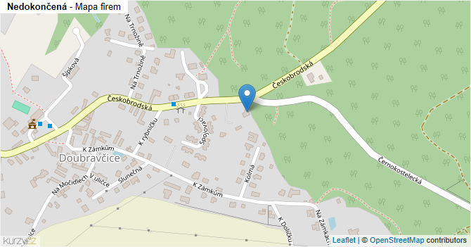 Nedokončená - mapa firem